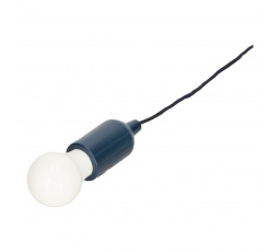Závěsná lampa žárovka modrá