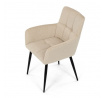 Jídelní židle, béžová, látka, DCH-P3146 CRM2