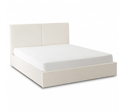 Postel 160x200 MARSYLIA s Úložným Prostorem Krémové Boucle