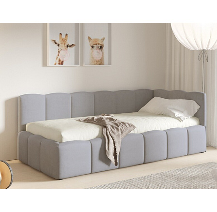 Postel TUNIS 200 x 90, nízký bok, Paros 5, Pravá