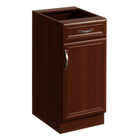 Kuchyňská dolní skříňka SYCYLIA D40S1 - Pravá, Ořech Milano