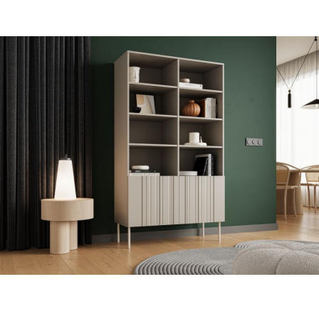 ISLA regál 100 béžový mat (1 ks)=2 str. ) ISLA regál 100 béžový mat (1 ks)=2 str. )