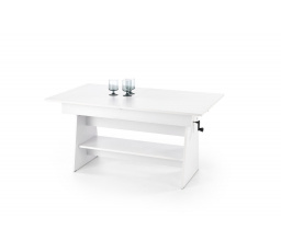 Rozkládací jídelní stůl ERIKA, bílý