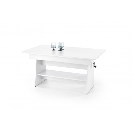 Rozkládací jídelní stůl ERIKA, bílý