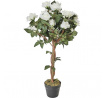 Umělá rostlina Růže 90 cm v květináči