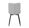 Jídelní židle, šedá, látka, HC-462 SIL2