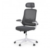 Kancelářská židle, houpací mechanismus, šedá síťovina, KA-Q843 GREY
