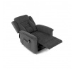 Polohovací křeslo, elektrické kabelové ovládání, šedá, látka, TV-7072 GREY2
