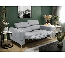 POHOVKA TOSCANIA II RELAX 185 CM PŘÍRODNÍ KŮŽE