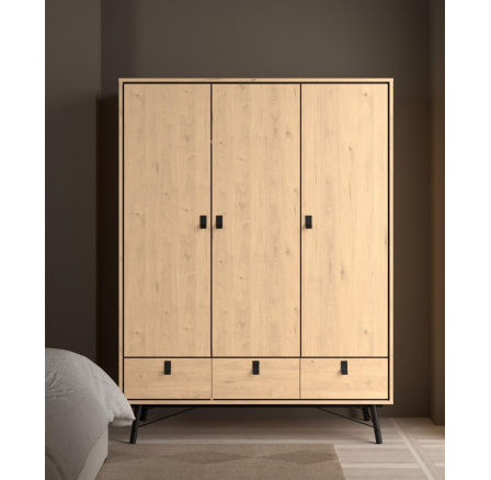 Šatní skříň RAIN, Jackson hickory