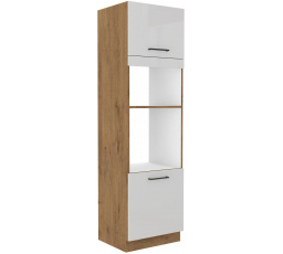 Kuchyňská skříň Vega 60 DPM 210 2F dub lancelot/bílý lesk