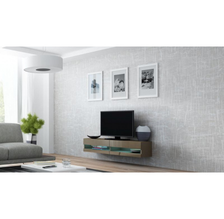 TV komoda VIGO NEW 140, latte / latte lesk