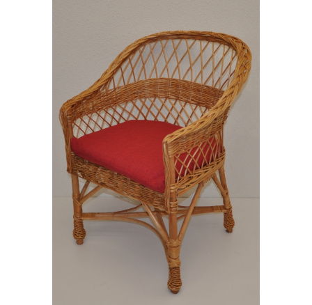 Křeslo Rudnik - polstr vínový melír Křeslo Rudnik - polstr vínový melír