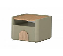 AMILIO NOČNÍ STOLEK 50 1KS - eukalyptus / dub baltic dune / úchyty dub přírodní