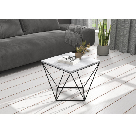 Konferenční stolek DIANA 50x50 Černý+Beton