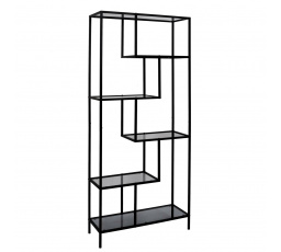 Regál Edison černý L