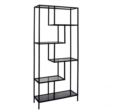 Regál Edison černý L Regál Edison černý L