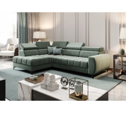 Rohová sedací souprava PORTO MINI 170X255 cm - zelená , levá