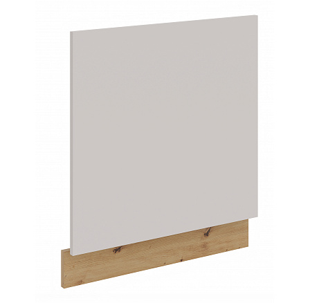 Dvířka na myčku s panelem SOLEA - ZM 570x596, Dub Artisan/Kašmír