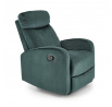 Polohovací křeslo WONDER, Tmavě zelená