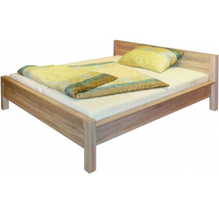 Postel AGUSTYN LOZ/180 BEZ ROŠTU dub sonoma Postel AGUSTYN LOZ/180 BEZ ROŠTU dub sonoma