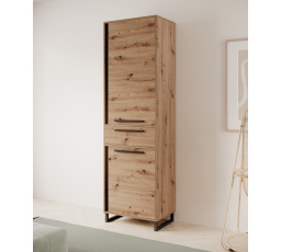 Vysoká skříň ARIA Artisan+Černá