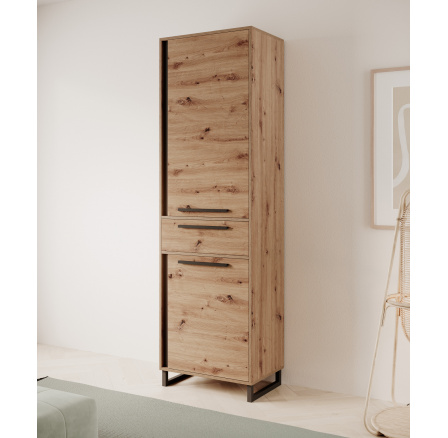 Vysoká skříň ARIA Artisan+Černá