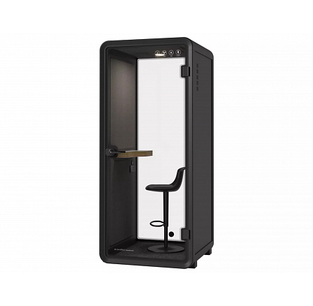 Kabina Small Booth Černý-Šedý 3D