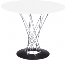 Stůl Cyklon kulatý, bílý