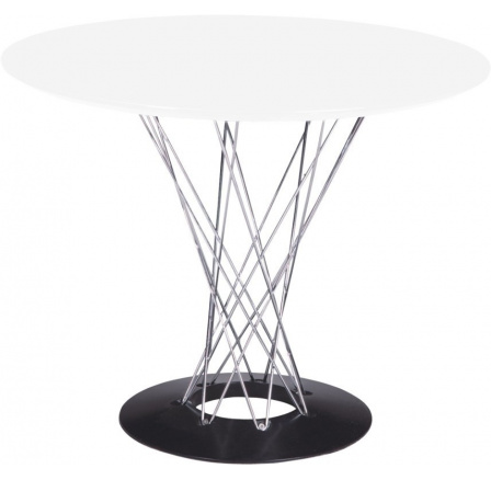 Stůl Cyklon kulatý, bílý