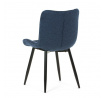 Jídelní židle, modrá, látka, HC-462 BLUE2