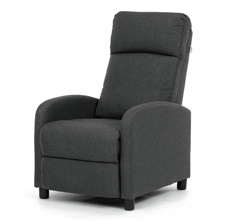 Polohovací křeslo, šedá, látka, TV-W3397 GREY2