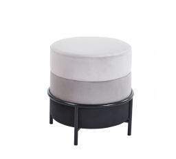 Taburet P8-FX (B). světle šedá / šedá / černá