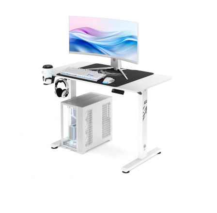 Herní stůl 110 cm s nastavitelnou výškou  X-Tensio 1100 bílý