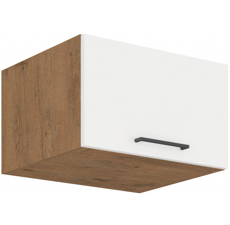 Horní skřínka VEGAS - 60 NAGU-36 1F, Dub Lancelot / Bílý lesk Horní skřínka VEGAS - 60 NAGU-36 1F, Dub Lancelot / Bílý lesk