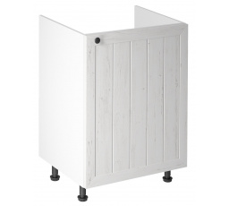 Kuchyňská dolní skřínka PROWANSJA D60Z - Pravá, Bílá/Borovice Andersen