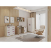 Komoda 4S SMYK III - 02, Dub Sonoma/Bílá/Vřes