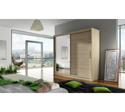 Šatní skříň BERGER VI, Dub sonoma