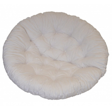 Polstr na křeslo papasan 100 cm bílý