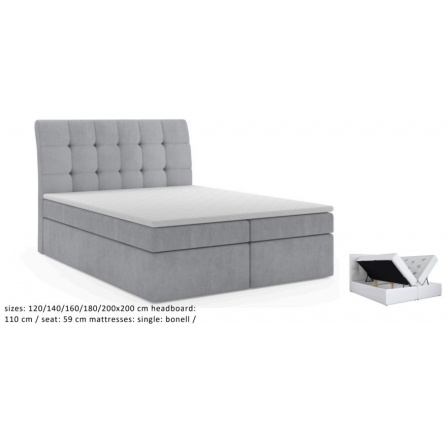 Kontinentální postel Bruno 200x200