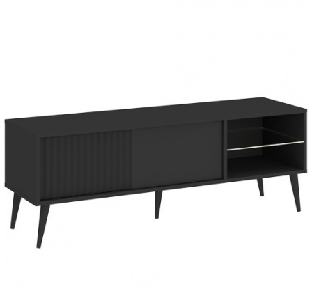Televizní stolek BARCELONA RTV 135 1D, Černá/Černá