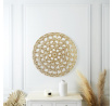 Nástěnná dekorace Mandala 70 cm zlatá