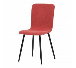 Jídelní židle, červená, manšestrová látka, DCL-964 RED2