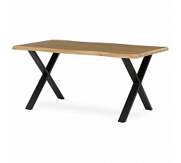 Jídelní stůl 160x90cm, mdf, divoký dub, HT-F4316 OAK