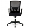 Kancelářská židle, houpací mechanismus, černá síťovina, KA-B1012 BK