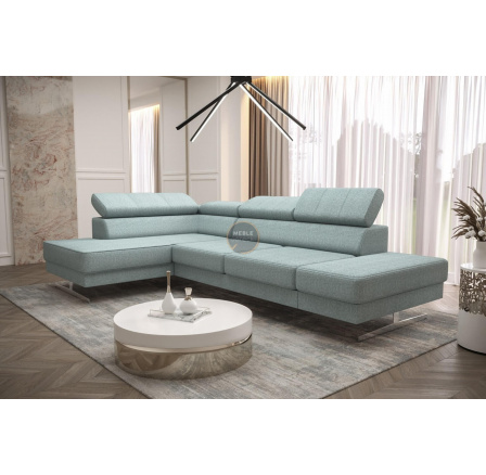 Rohová sedací souprava EMPORIO MINI 300x180 - mátová , levá