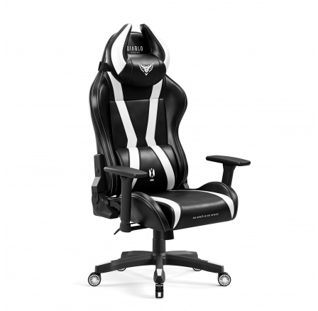 Herní kancelářské křeslo X Horn 2.0 Normální velikost, černobílé