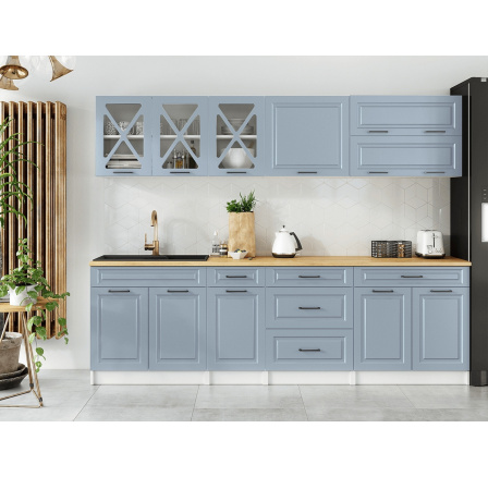 Kuchyňská linka Tyra 260/260 denim MAT Kuchyňská linka Tyra 260/260 denim MAT