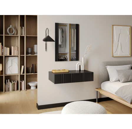 ISLA toaletka černý mat (1 ks)=1 str. )