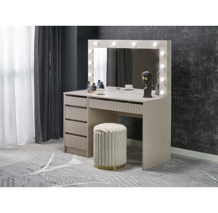 Toaletní stolek HOLLYWOOD 2 XL, Kašmír